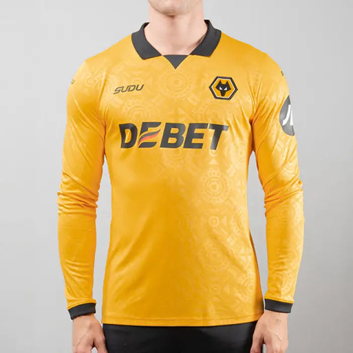Wolverhampton Wanderers Shirt Store | 2025-26 Wolves Home Shirt – LS Collection Wolverhampton Wanderers Official Gear